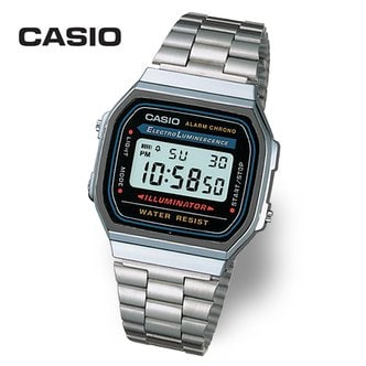 카시오 [정품] CASIO 카시오 A168WA-1WDF 공용 전자 메탈시계