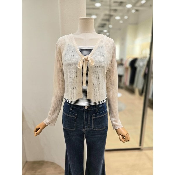 [부산점] 끈장식 스카시 가디건 (PR2KG00002)
