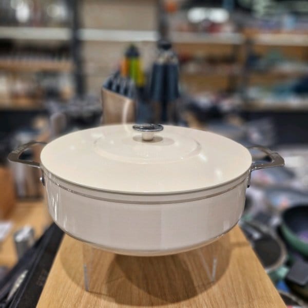 [파주점] 에볼루션 풀 인덕션 전골냄비 28cm (밀크)