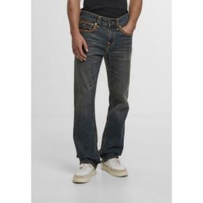 True Religion 트루 종교 슈퍼 플랫록 리키 플랩 34인치 - 스트레이트 핏 청바지 파랑 7492659