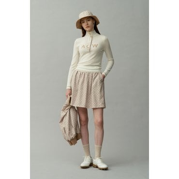 A.O.W SIGNITURE PATTERN WINDBREAKE SKIRT_A22CSK102