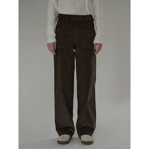 Sand corduroy pants (brown)