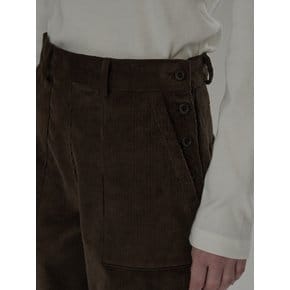 Sand corduroy pants (brown)