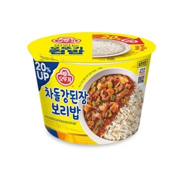 오뚜기 맛있는 오뚜기 컵밥 차돌 강된장보리밥 310g x 6개