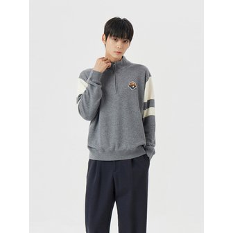골든베어 Windproof Lining Half Zip Knit G4WAW25921GYX