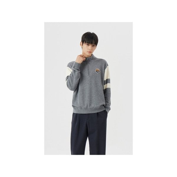 Windproof Lining Half Zip Knit G4WAW25921GYX