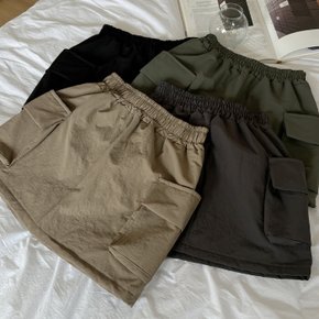라라바이 패딩 카고 미니 스커트_W2415