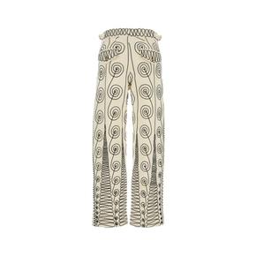 25SS 보디 스트레이트 팬츠 MRF24BT014 CRBLK WHITE