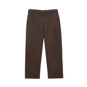 Belted wide pants (brown)