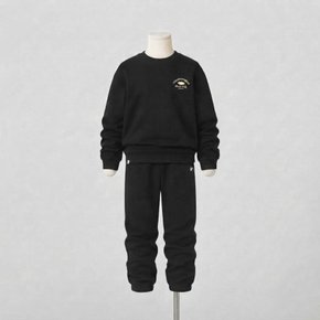 휠라 키즈 에센셜 상하 셋업 BLACK FK263FS07X002 001