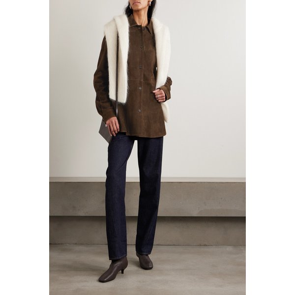 브라운 스웨이드 재킷 46376663162936285