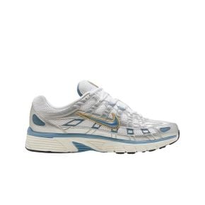 나이키 P-6000 화이트 메탈릭 실버 페일 아이보리 에게안 스톰 Nike P-6000 White Metallic Silv