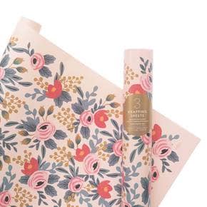 [Rifle Paper Co.] Blushing Rosa Wrapping Sheets [3 sheets]