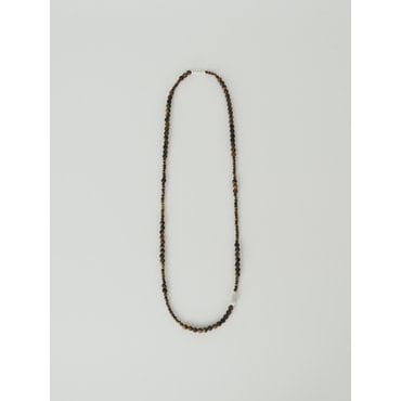 모이아 umbra long necklace (brown mix)