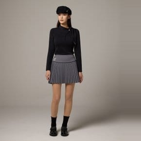 진주 플레어 플리츠 스커트 (그레이)