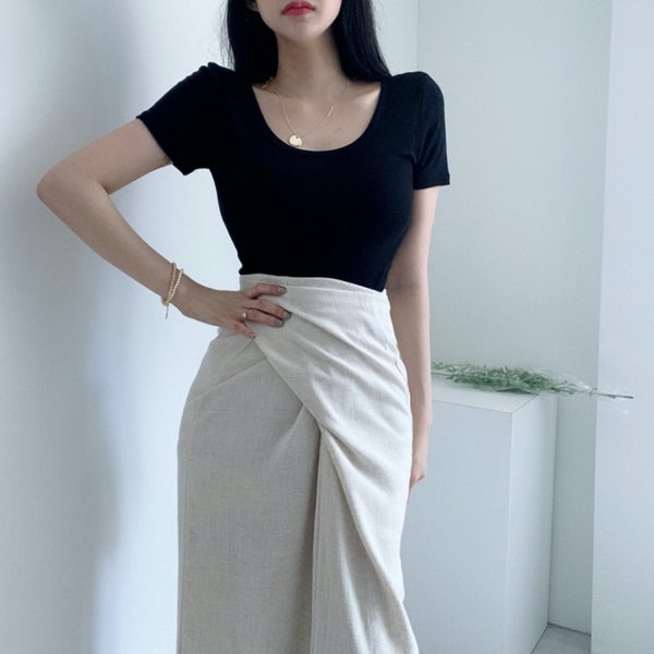 오엔뷰 / 완전 기본 면 스판 크롭 유넥 반팔티 5color - 이마트몰... 가장 가까운 이마트 오엔뷰 / 완전 기본 면 스판 크롭 유넥 반팔티 5color