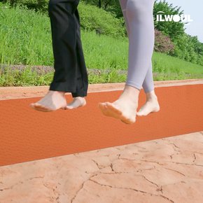황톳길 5M 자연 황토길 원적외선 음이온 발바닥 지압매트 어르신 부모님 걷기운동 맨발걷기 1세트