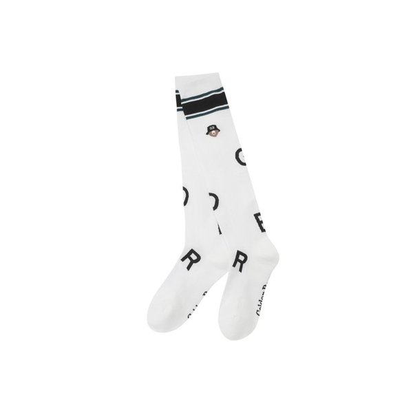 All-Over Artwork Jacquard Knee Socks_G6LAX24121BKX