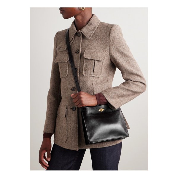 메티에 스토어웨이 가죽 숄더 백 초콜릿 1647597345304098