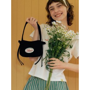 Lily Ribbon Mini Tote Bag_Black