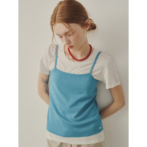 Essential Linen Knit Sleeveless Top_BLUE(315308)