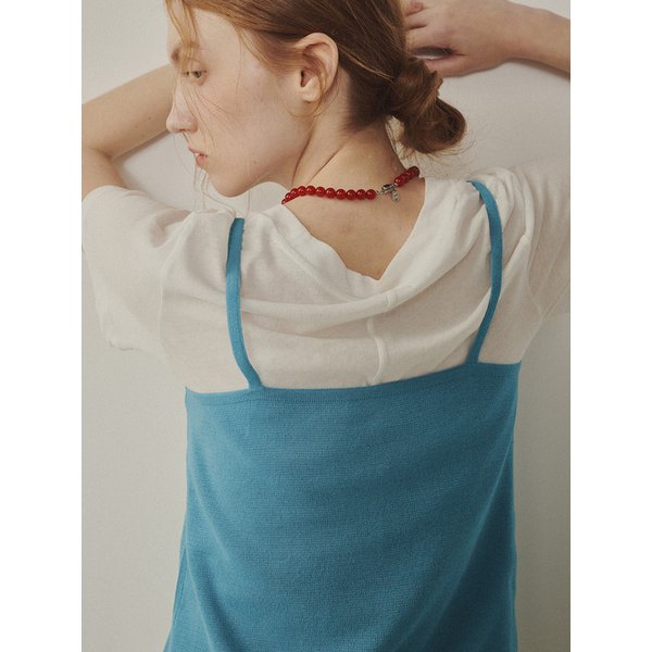 Essential Linen Knit Sleeveless Top_BLUE(315308)
