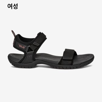 테바 2024 S/S 신상품 TEVA 여성용 쿠션 샌들 알리시엘라 STVF2410271-BLK