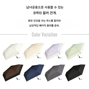 Wpc 접이식 자동 우산 경량 우양산 일본양산 UV차단 브라운