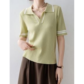 ATMARK 라인오픈카라넥루즈니트 AA63KN084G_P430257079