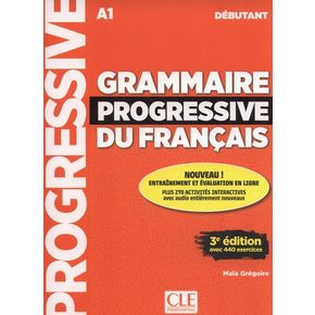 Grammaire Progressive A1 Debutant +Appli-Web + CD