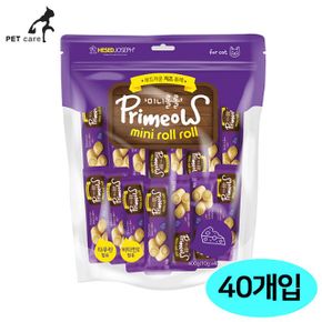 생활모음 펫앤드림 치즈 미니롤롤 10g 40개입