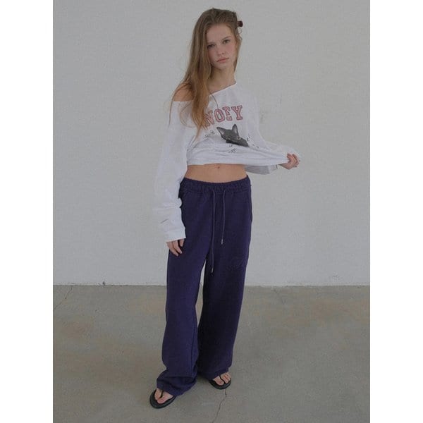 베이직 노이 스웨트 조거 팬츠(Purple)