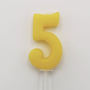숫자초 5번 10개 숫자모양초 생일초 파티초 pvc개별포장
