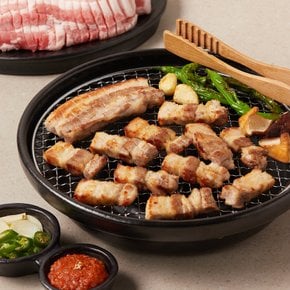 국내산 두툼 칼집 삼겹살 (100g) (팩)