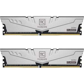  미국 팀그룹 램 DDR4 TEAMGROUP RAM TCreate Classic 10L 16 GB 2 x 8 Kit 3200 UDIMM CL22 1559