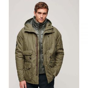 4656457 Superdry Hooded Cotton Lined Deck Jacket - Khaki