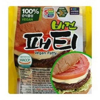 제이큐 콩고기 비건패티 기타어육제품류 콩과 현미로 만든 675g45gX15장