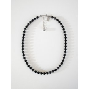 Black onyx surgical necklace