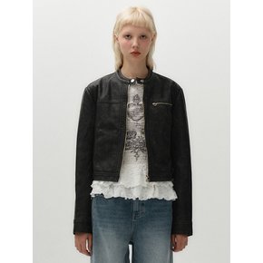 ws leather jacket (black)