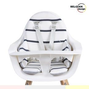 EVOLU 180 HIGH CHAIR - WHITE +라운드쿠션+트레이ABS