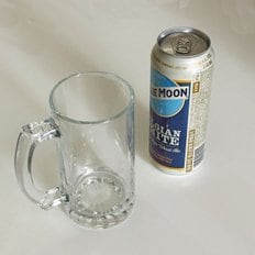 호프집 손잡이 맥주잔 500ml 6개 유리머그컵 하이볼잔 호프집맥주잔