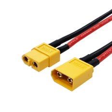 XT-60 커넥터 실리콘 케이블 14AWG 10cm