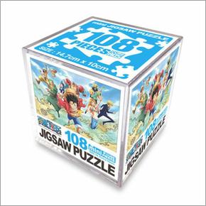 원피스 직소퍼즐 108PCS 미니 CUBE 세계를 향하여