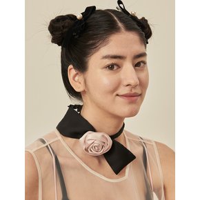 Blossom ribbon handmade Necklace