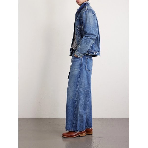 비욘드XX 와이드 벨트 디스트레스 진 46376663162959953