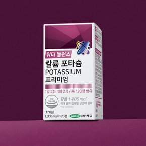 워터 밸런스 칼륨 포타슘 POTASSIUM 프리미엄 4병 (480정)