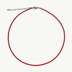 텐바이텐 Red Fine Color Beads Necklace