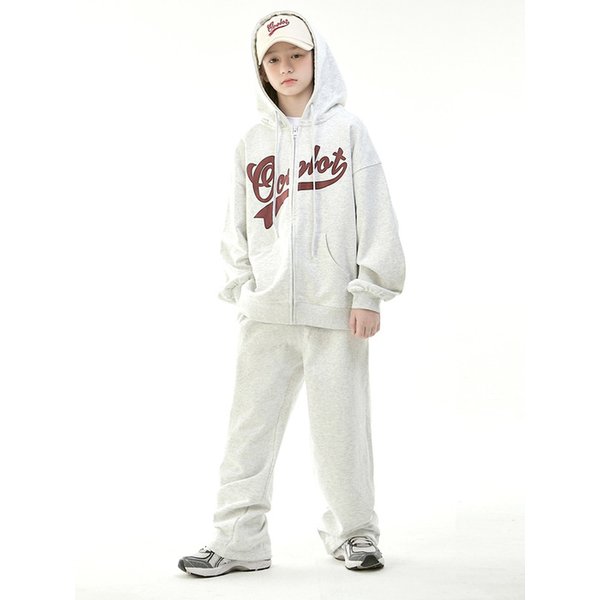 [SET할인] 리본후드집업 + 일자스웻 (아이보리)