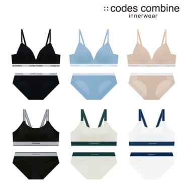 코데즈컴바인이너웨어 브라렛/스포츠브라 세트8종택1(CDWBR422+452+212+413)