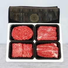 [냉장][산지직송] 전라도 한우1등급 한상 선물세트 1.6kg(사태+산적거리+불고기+국거리)